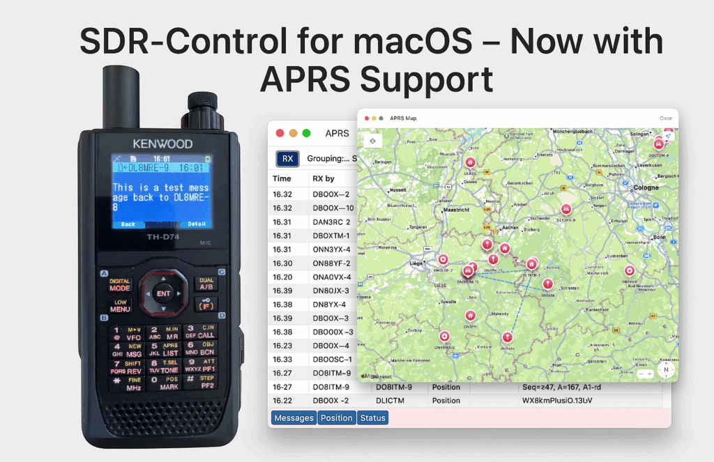 SDR-Control for macOS Adds APRS Capabilities - HAM Radio Apps